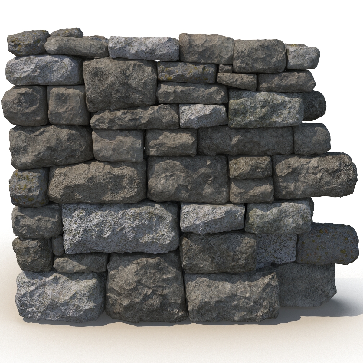 3d model stonewall corner