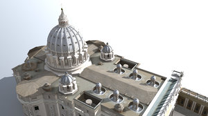 3d model basilica peter