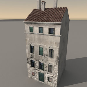 building italian 3d model