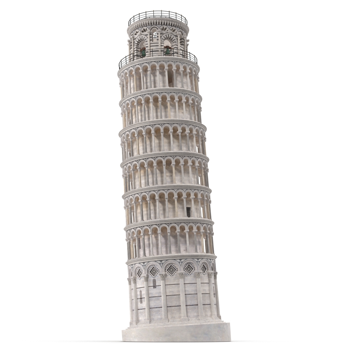3d leaning tower pisa