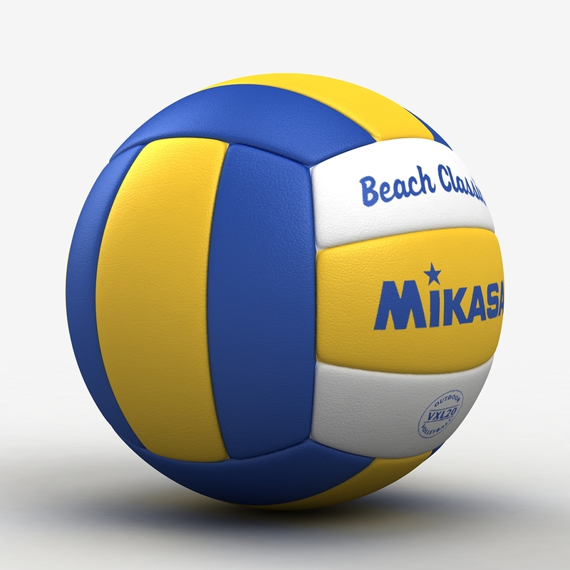 3d model ball volley volleyball