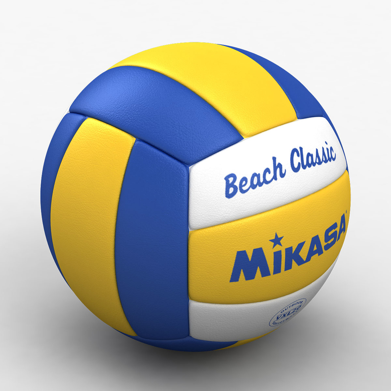 3d model ball volley volleyball