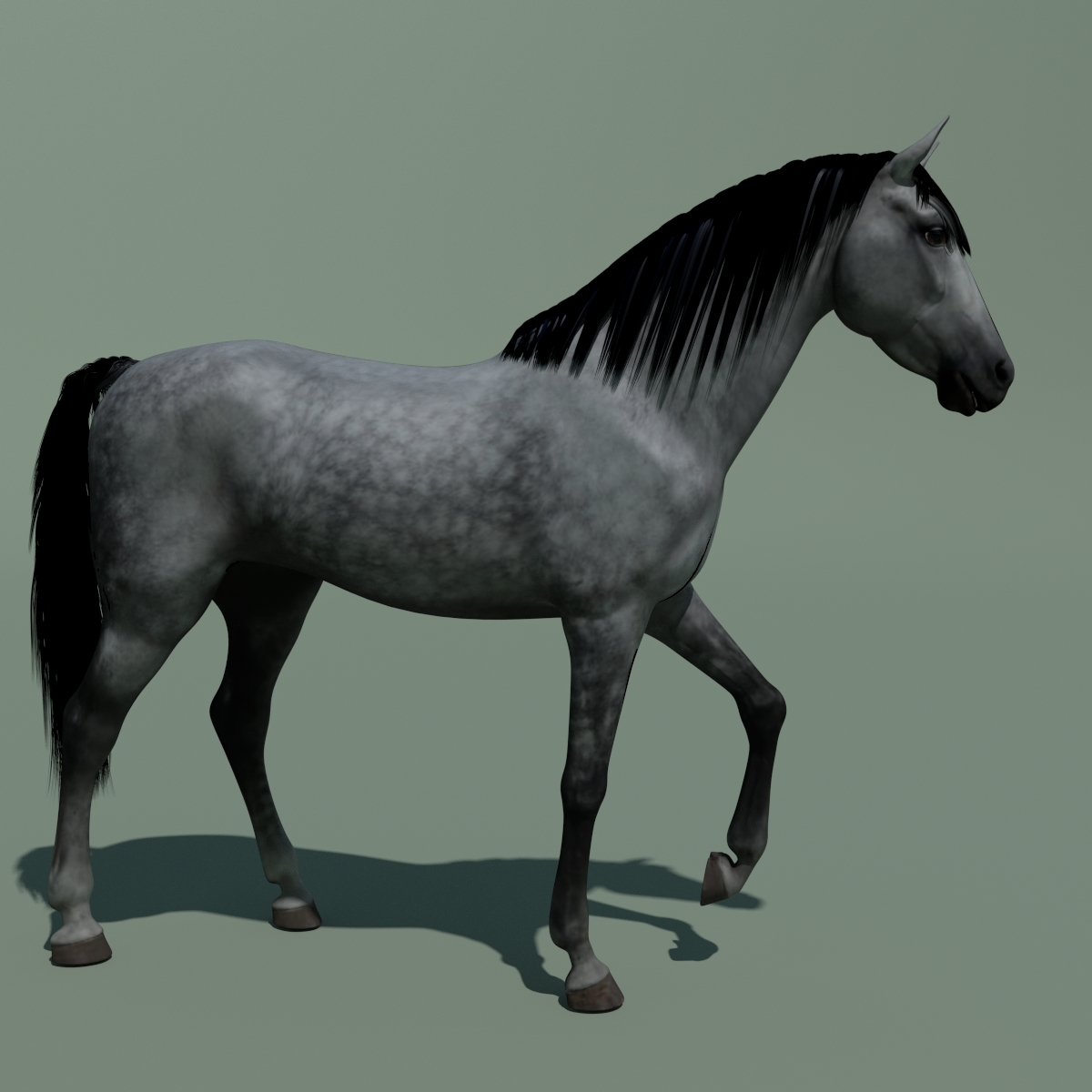 3d horse model blender free download