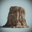 3d model of desert rocks