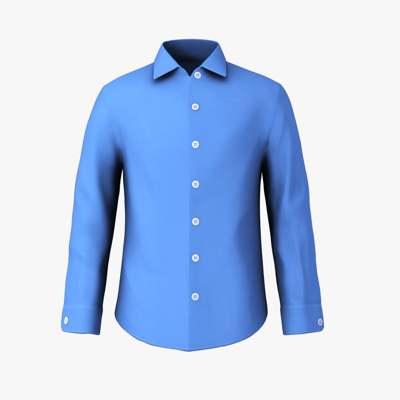 blue t shirt 3d max