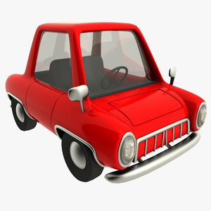 cartoon car 3d model