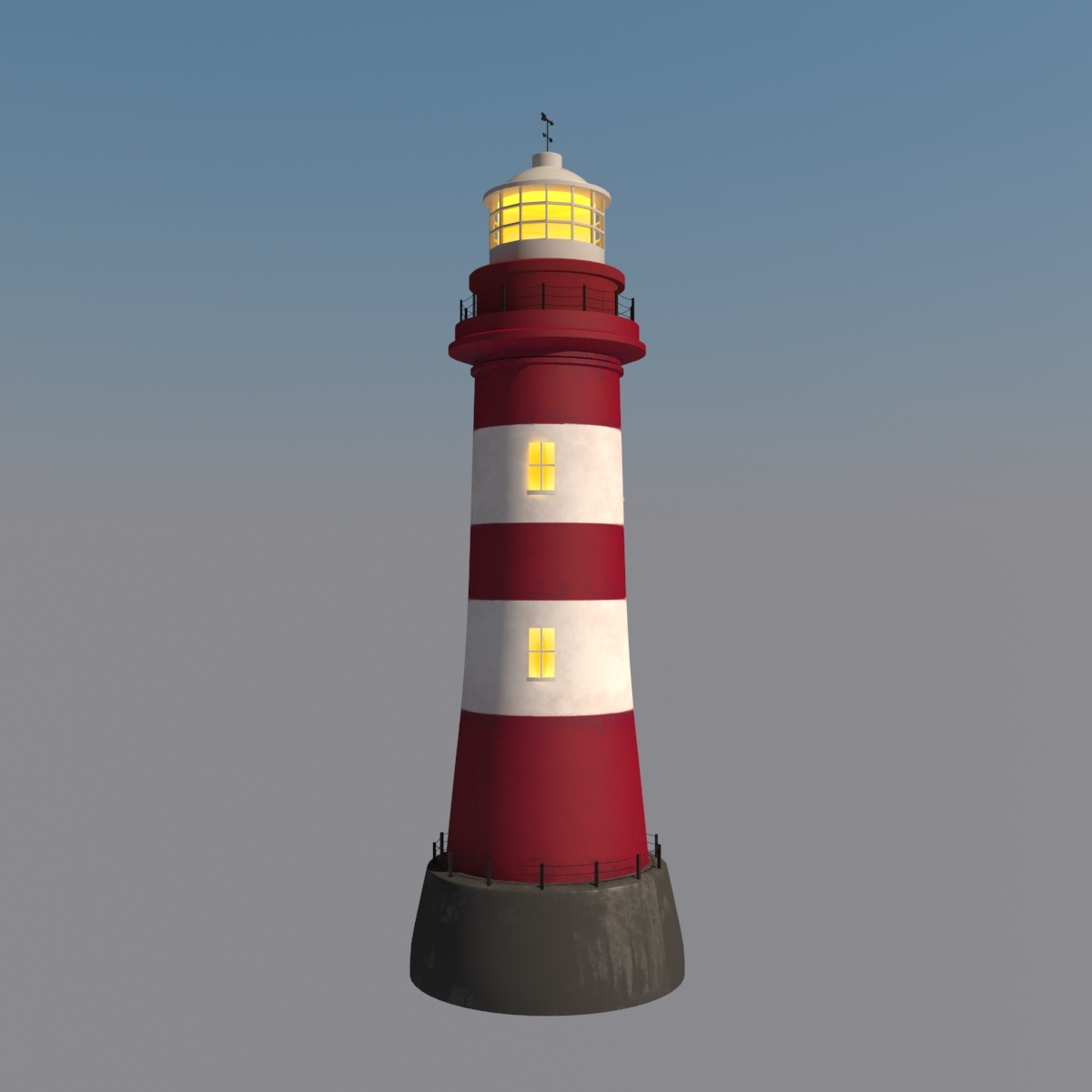 lighthouse 3d max