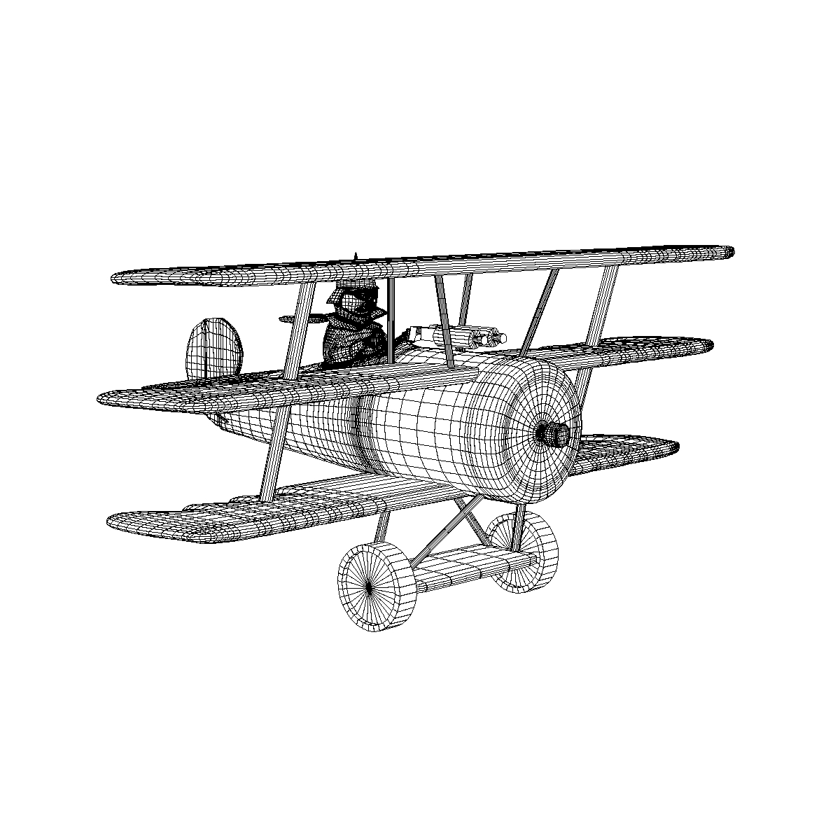 red baron 3d model