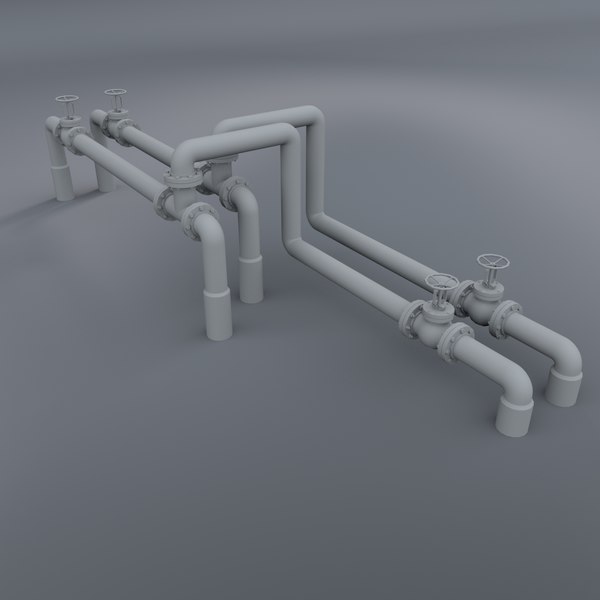 3d model pipe assembly