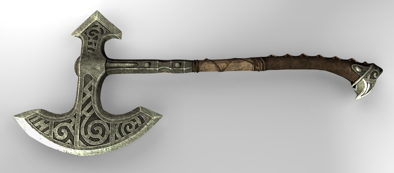 3dsmax Skyrim Steel War Axe   AXE.50 150c3823 E188 4651 A22d 8672b3b8c7e4DefaultHQ 