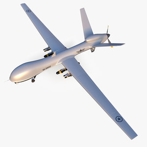 military drone uav 3d model