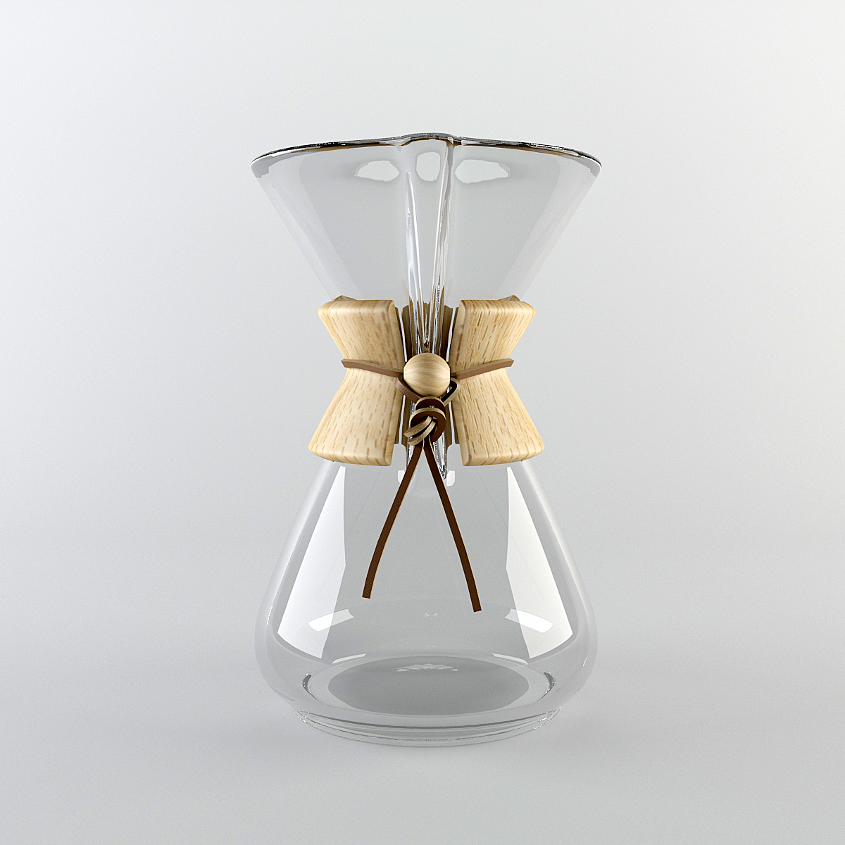 chemex咖啡壶3d模型 - turbosquid 865877