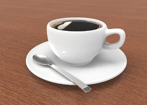 coffe cup 3d obj