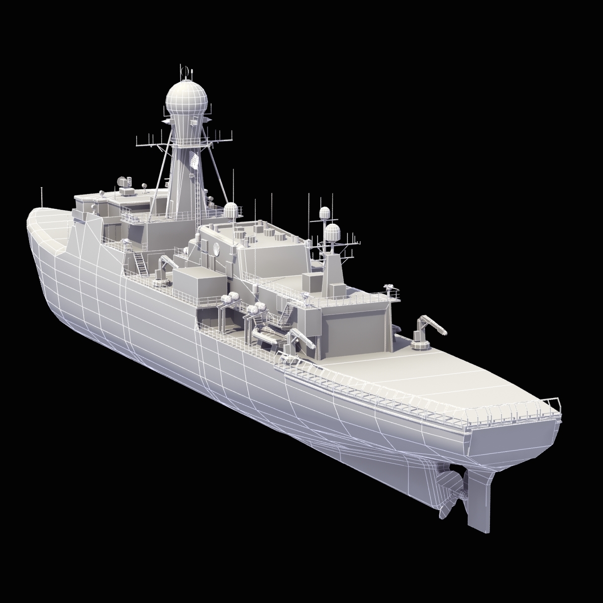 thetis class 3d max