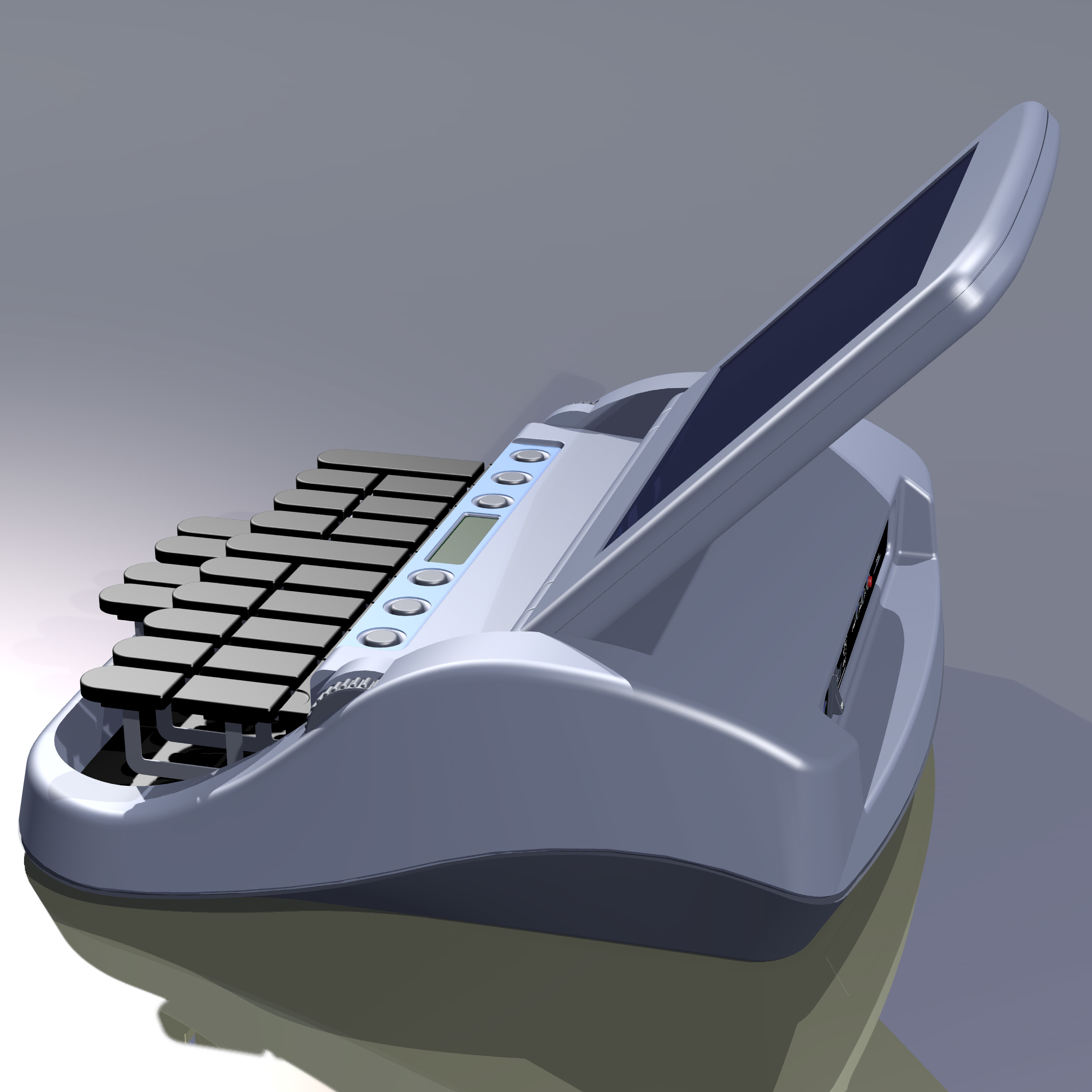 stenotype machine 3d model