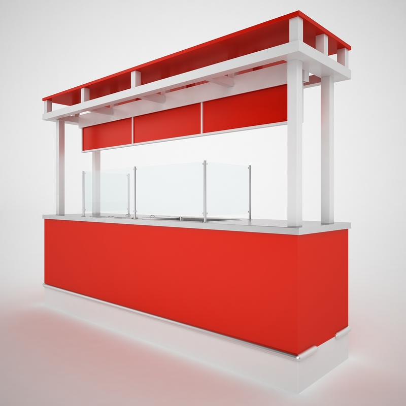 3ds max concession stand