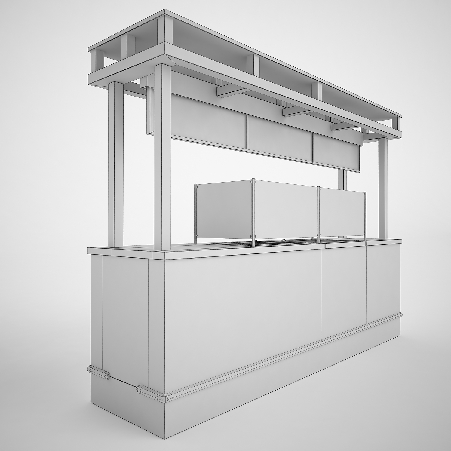 3ds max concession stand