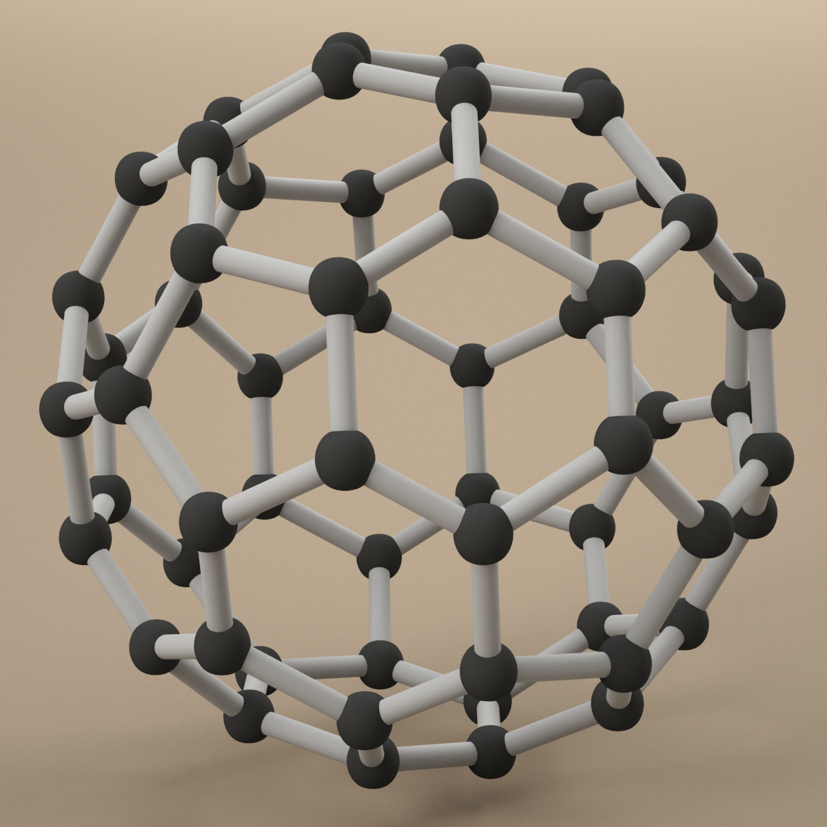 Carbon Fullerene Fuller 3ds