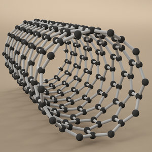 3d max carbon nanotube nano