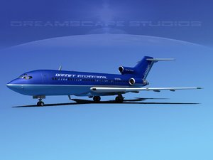 dxf airline boeing 727 727-100