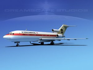3d airline boeing 727 727-100
