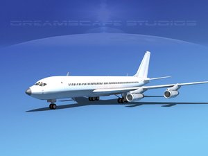3ds 707-320 airlines boeing 707