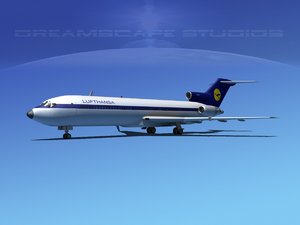 dwg airline boeing 727 727-200