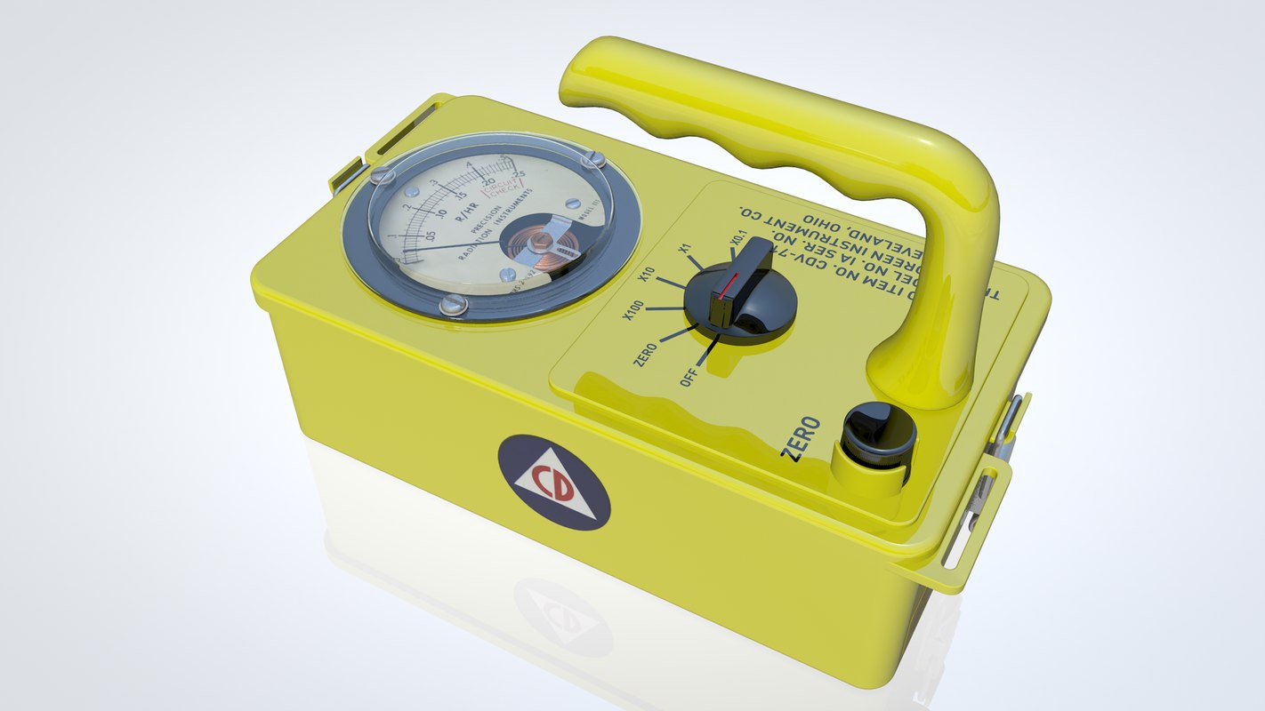 geiger counter 3d obj