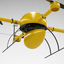 delivery drone 3d c4d