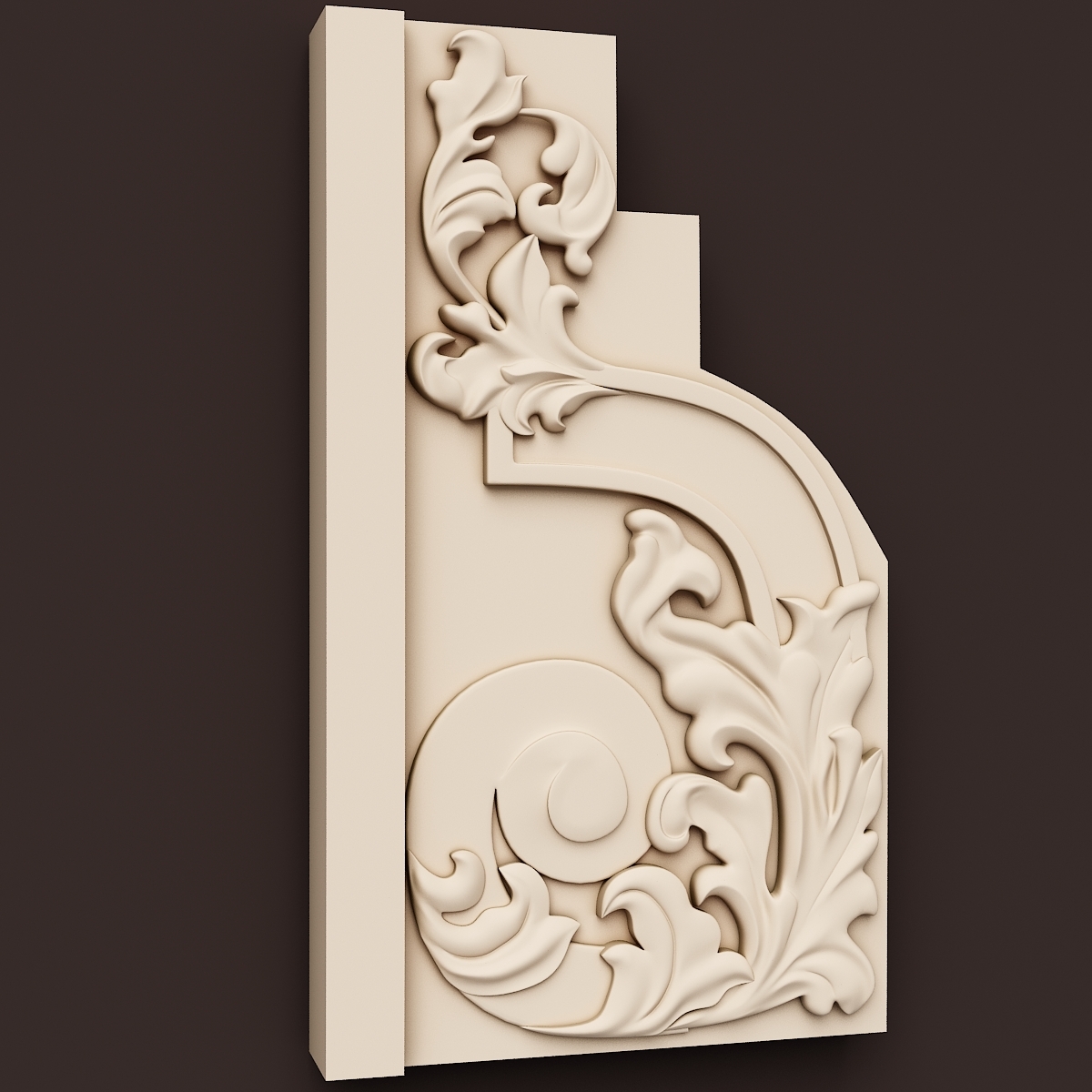 3dsmax Classical Decoration Interior Wall