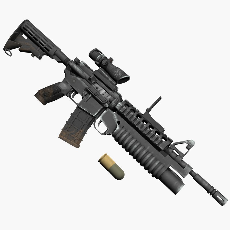 3d m4a1 m203 grenade