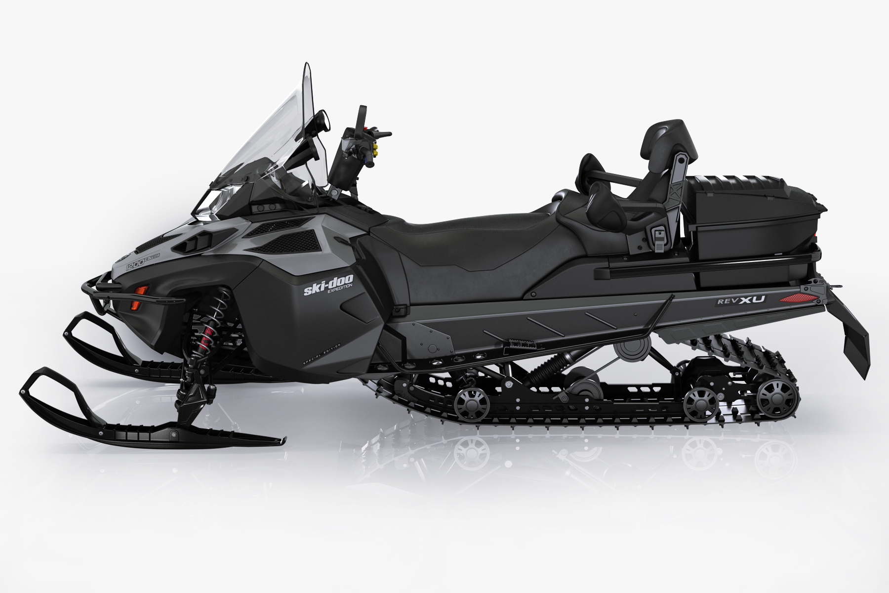 snowmobile skidoo expedition se 3d model snowmobile skidoo expedition se 3d model