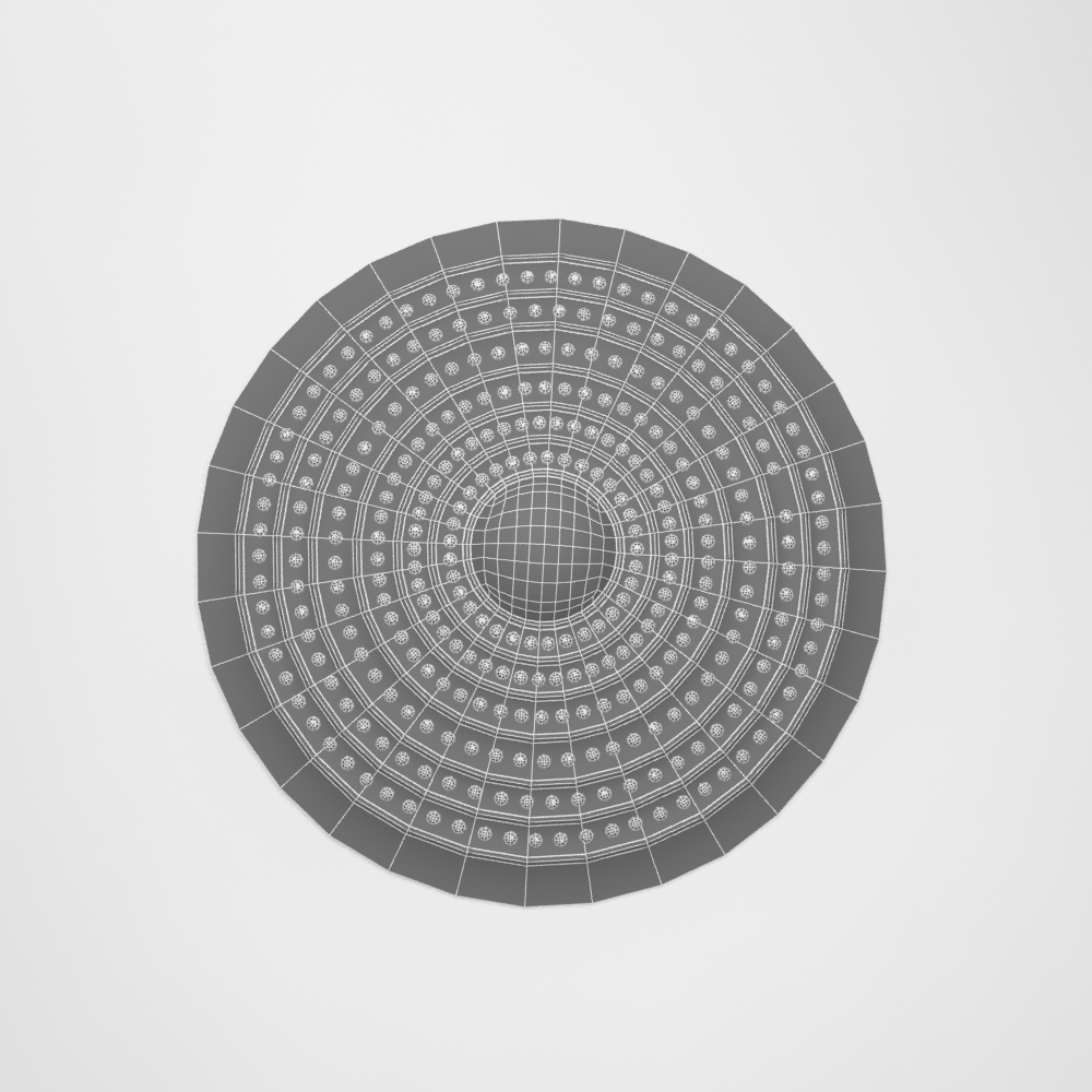 bronze age shield 3d model