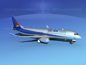 comac airliners 3d model