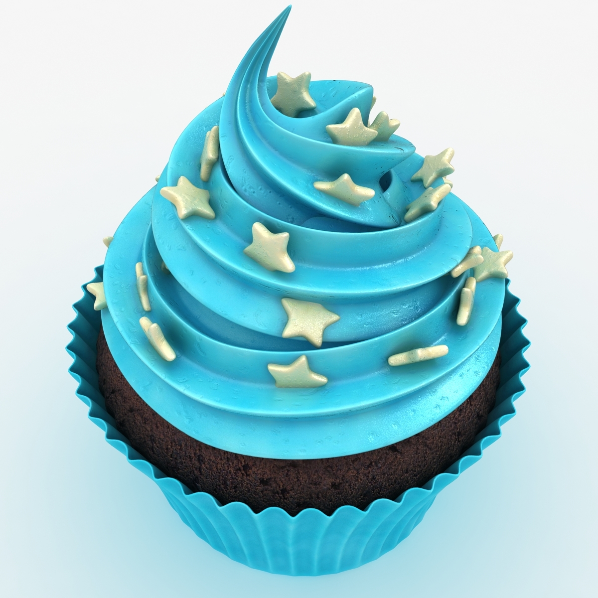 蓝色生日蛋糕图片素材-编号32928219-图行天下