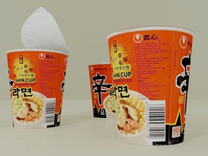 3dsmax nong shim cup spicy