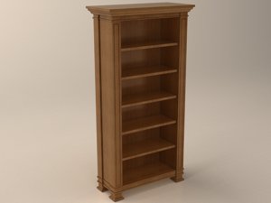 3d model bookcase