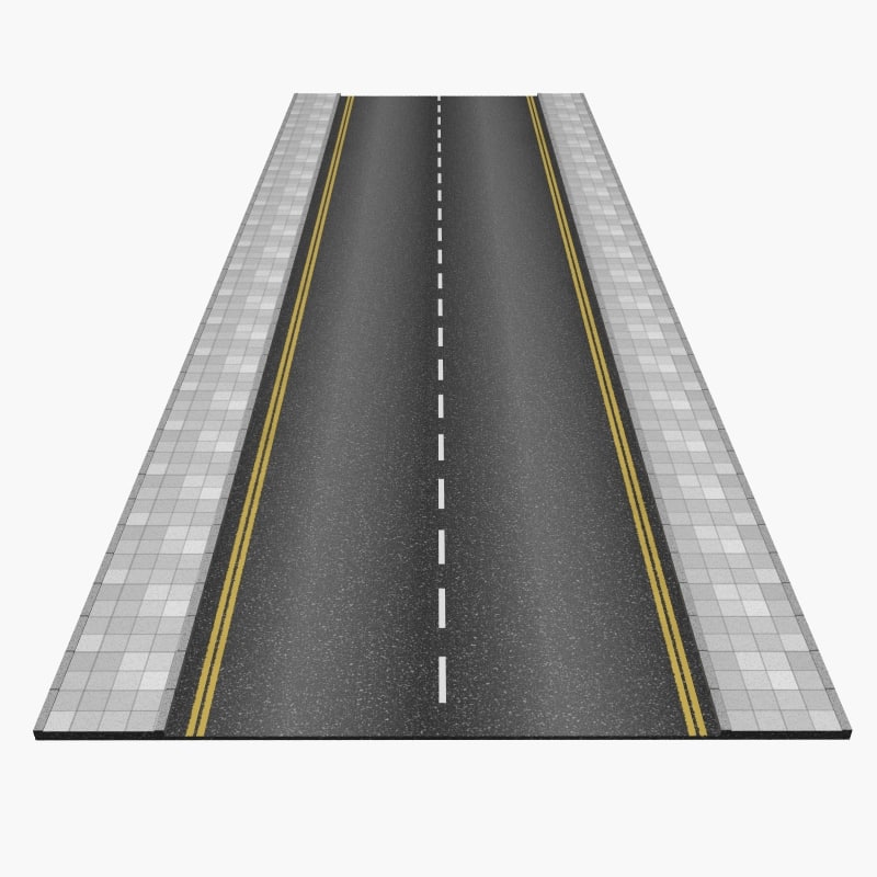 road 3d model