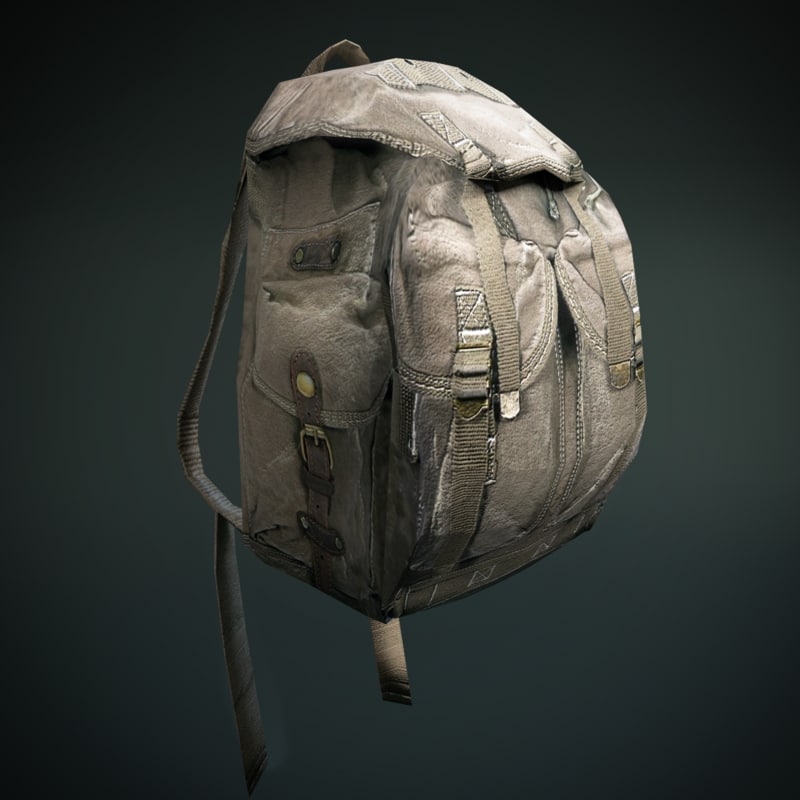 hiking backpack 3d model