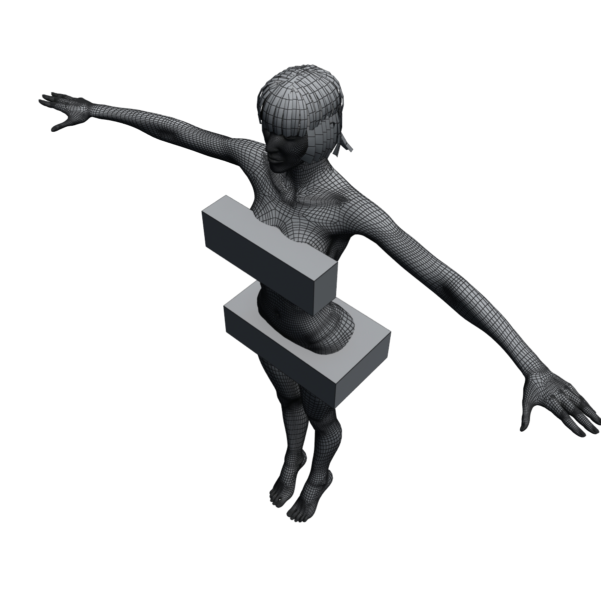 art model 3d pose