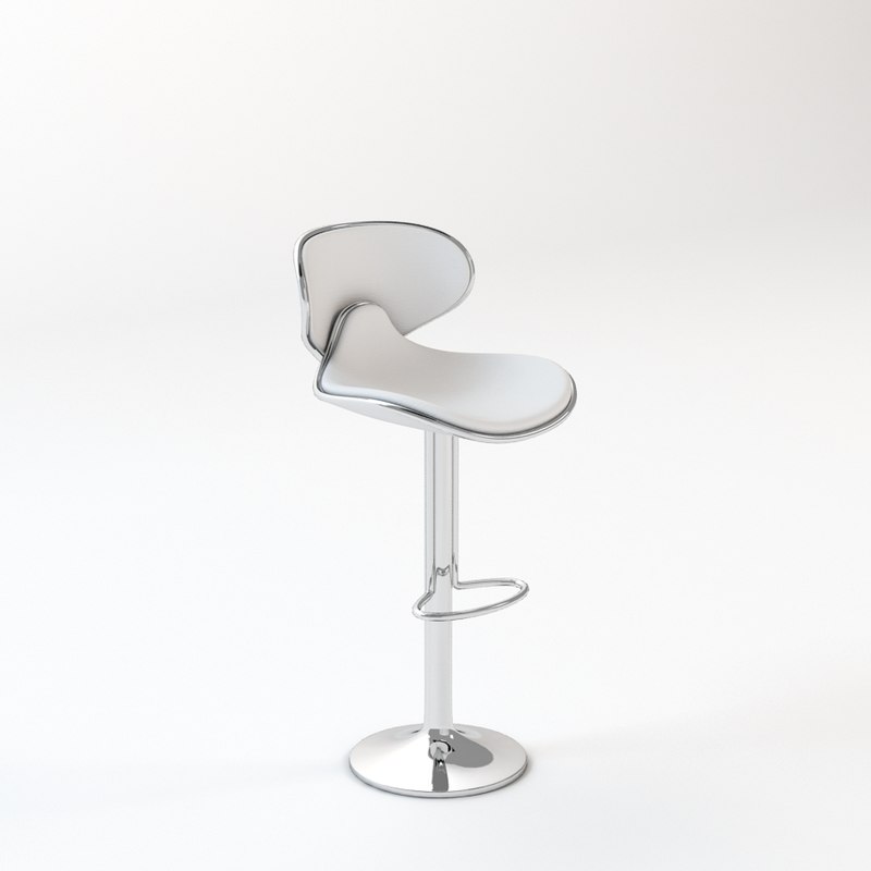 3d Model Of Bar Stool Zuo Fly