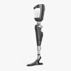 mechanical prosthetic leg foot 3d max