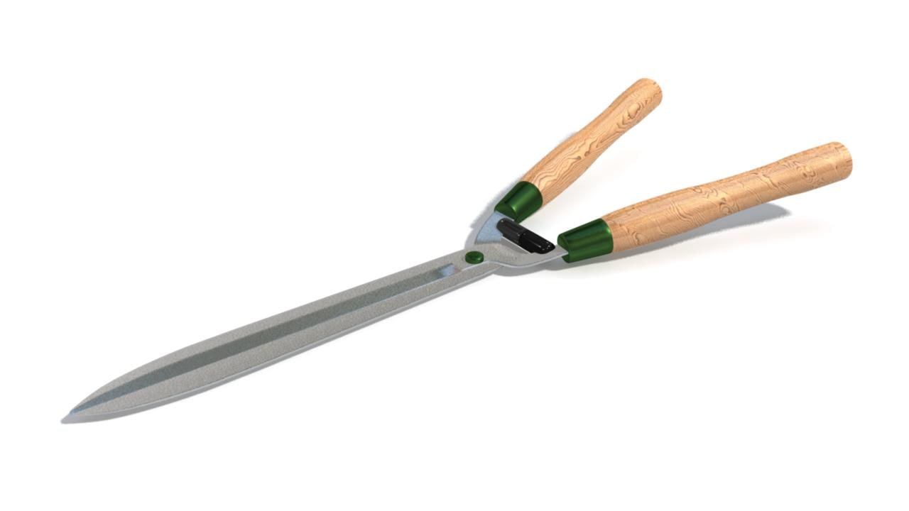 garden shears 3d model