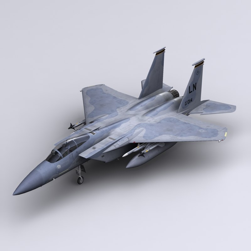 F 15 Eagle Fighter F 15c 3d Model