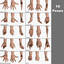 3d hand arm male pose