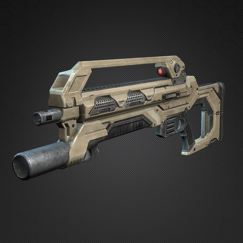 max sci-fi assault rifle