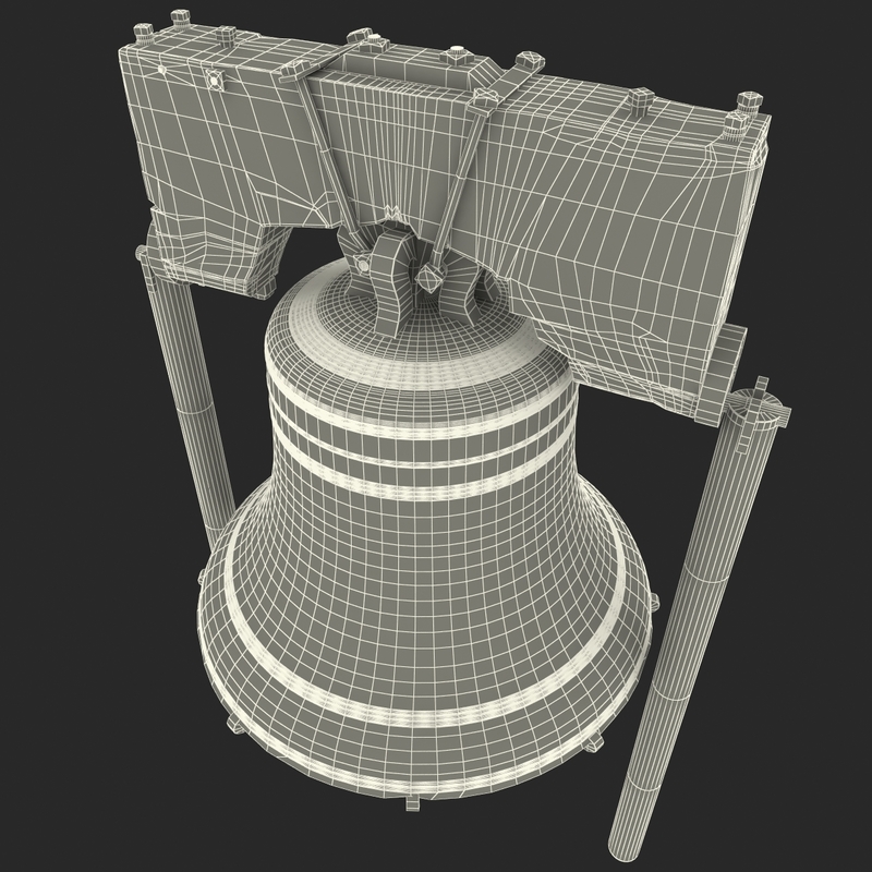 liberty bell 3d obj