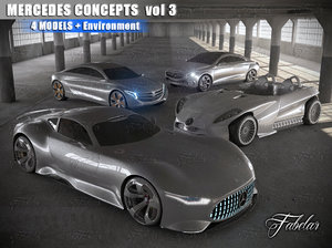 mercedes concepts vol 3 3d model