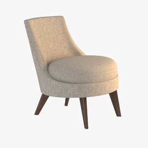 3d lounge chair pimlico model