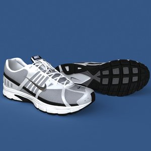 realistic sport shoes 3d model